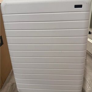 White Large Away Suitcase
